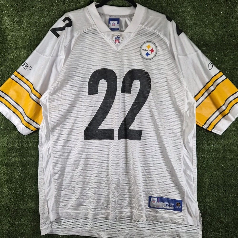 Pittsburgh Steelers #22 Staley Jersey Mens‎ XXL Reebok NFL Equipment White Y2K
